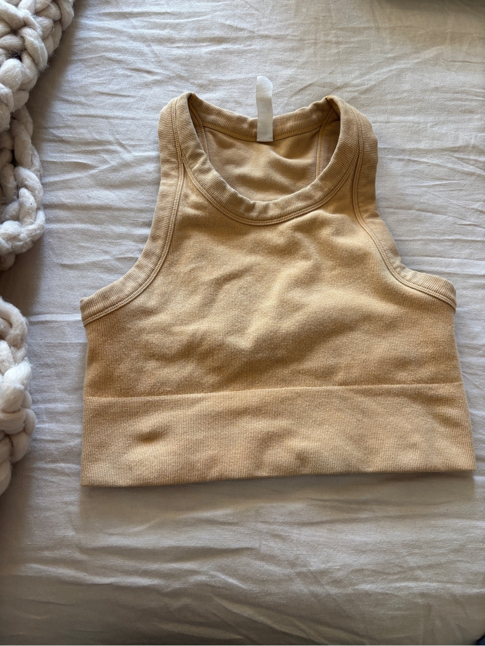 ALO Yoga Crewneck Tee - Pale Mustard